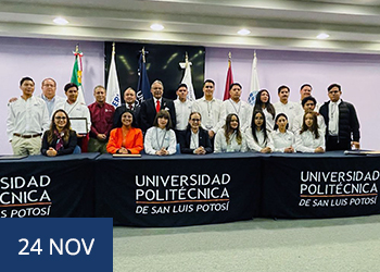 TecNM campus San Luis Potosí recibe reconocimiento Gold Award de Ing. Industrial