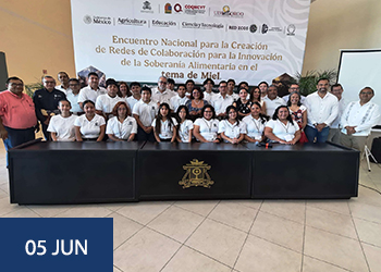 Destaca TecNM en Encuentro Nacional sobre Soberanía Alimentaria en torno a la Miel